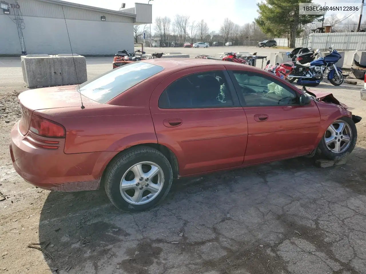 2006 Dodge Stratus Sxt VIN: 1B3EL46R46N122836 Lot: 86185854