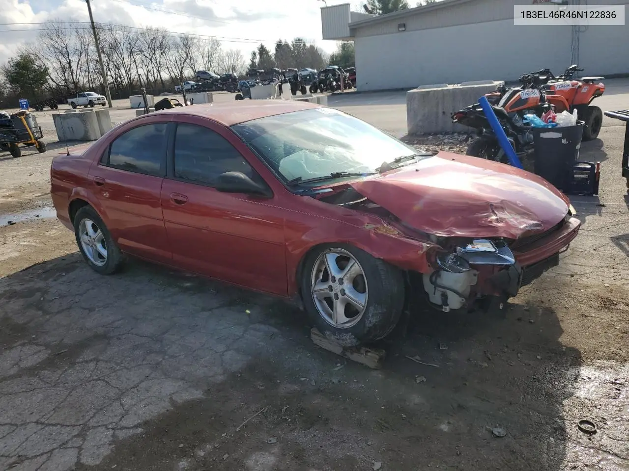 2006 Dodge Stratus Sxt VIN: 1B3EL46R46N122836 Lot: 86185854