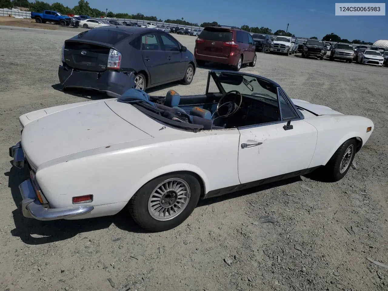 1973 Fiat 124 Spider VIN: 124CS0065983 Lot: 57913365