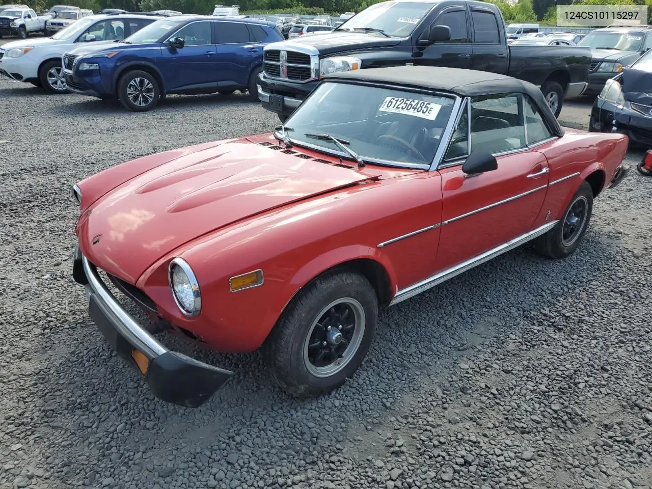 1977 Fiat 124 Spider VIN: 124CS10115297 Lot: 61256485