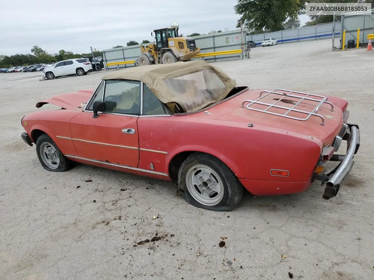 1981 Fiat 124 Spider VIN: ZFAAS00B6B8185053 Lot: 47400124