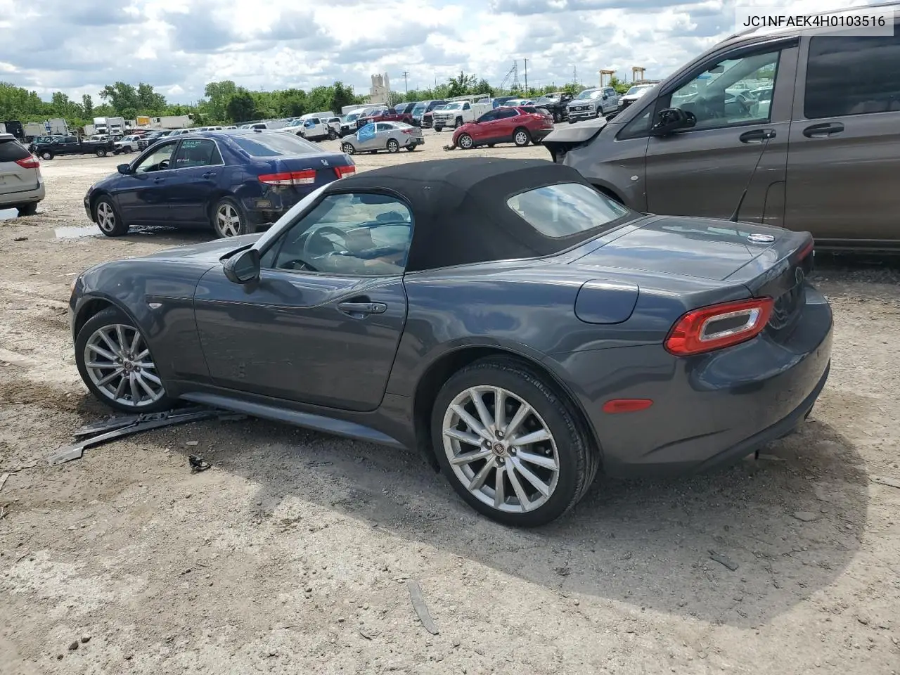 2017 Fiat 124 Spider Classica VIN: JC1NFAEK4H0103516 Lot: 57253905