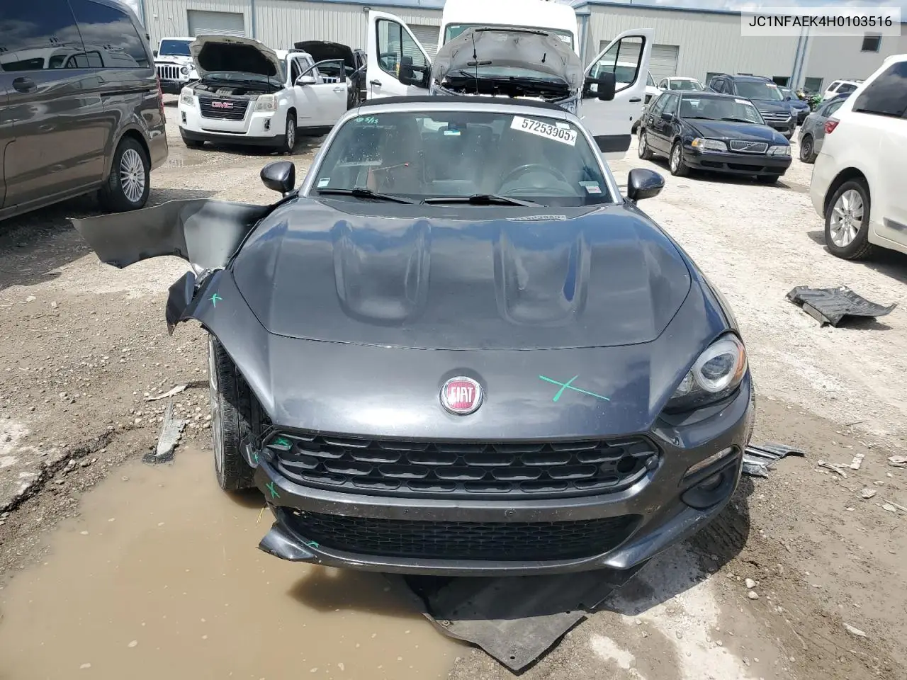 2017 Fiat 124 Spider Classica VIN: JC1NFAEK4H0103516 Lot: 57253905