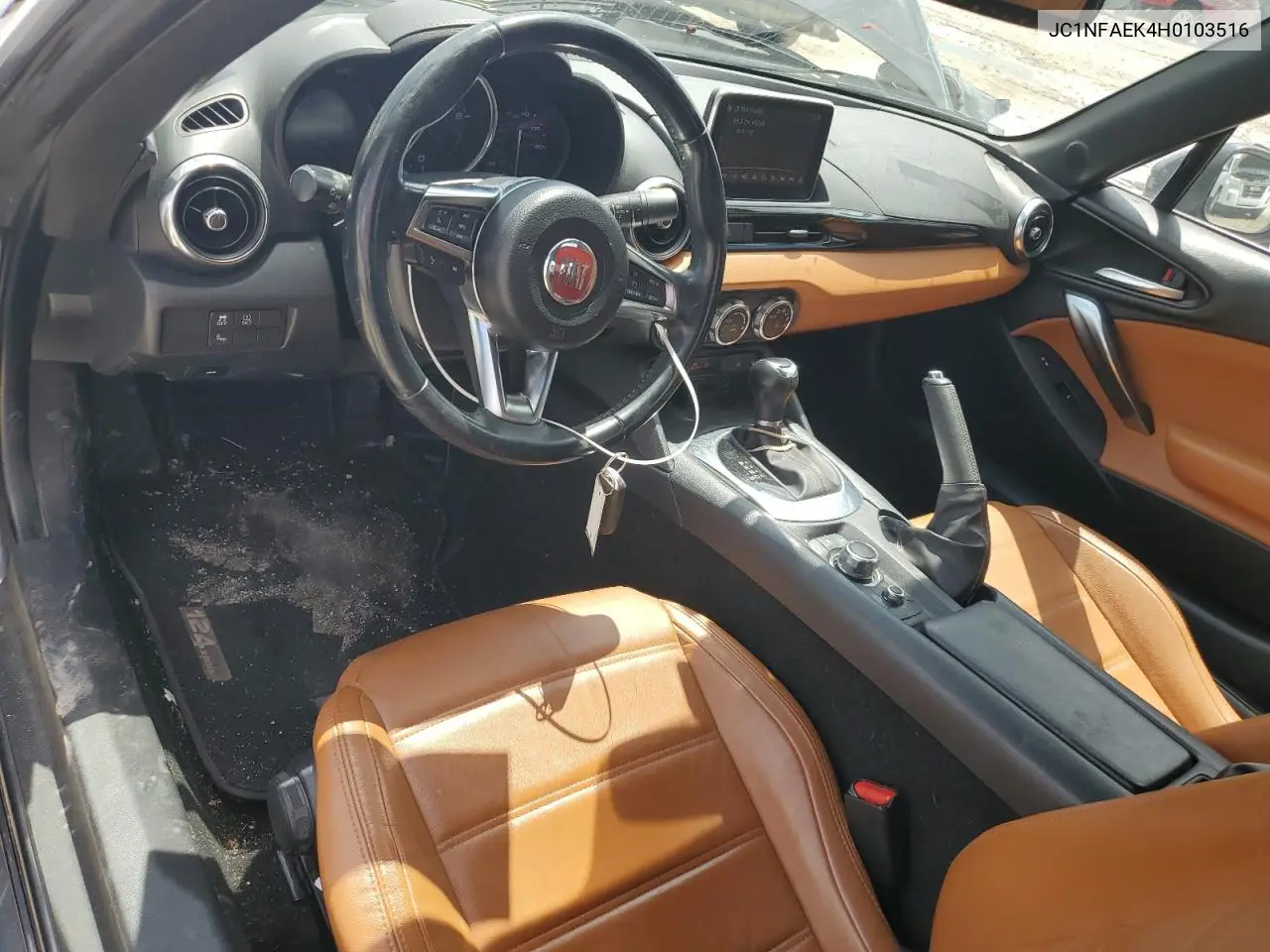 2017 Fiat 124 Spider Classica VIN: JC1NFAEK4H0103516 Lot: 57253905