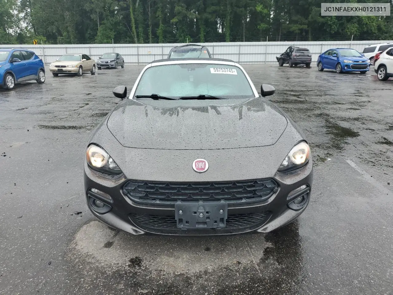 2017 Fiat 124 Spider Classica VIN: JC1NFAEKXH0121311 Lot: 59753745