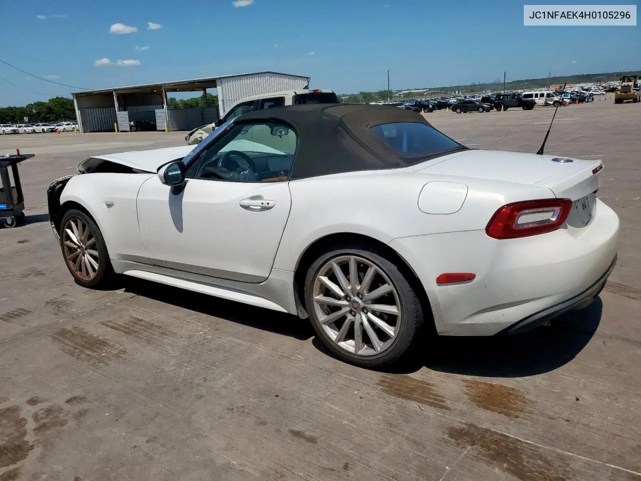 2017 Fiat 124 Spider Classica VIN: JC1NFAEK4H0105296 Lot: 61273725