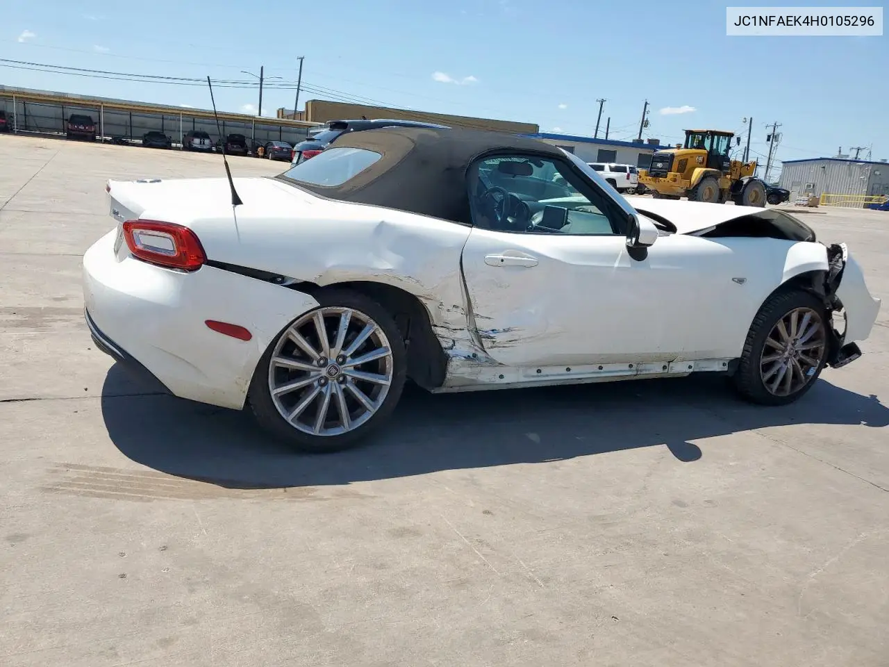 2017 Fiat 124 Spider Classica VIN: JC1NFAEK4H0105296 Lot: 61273725