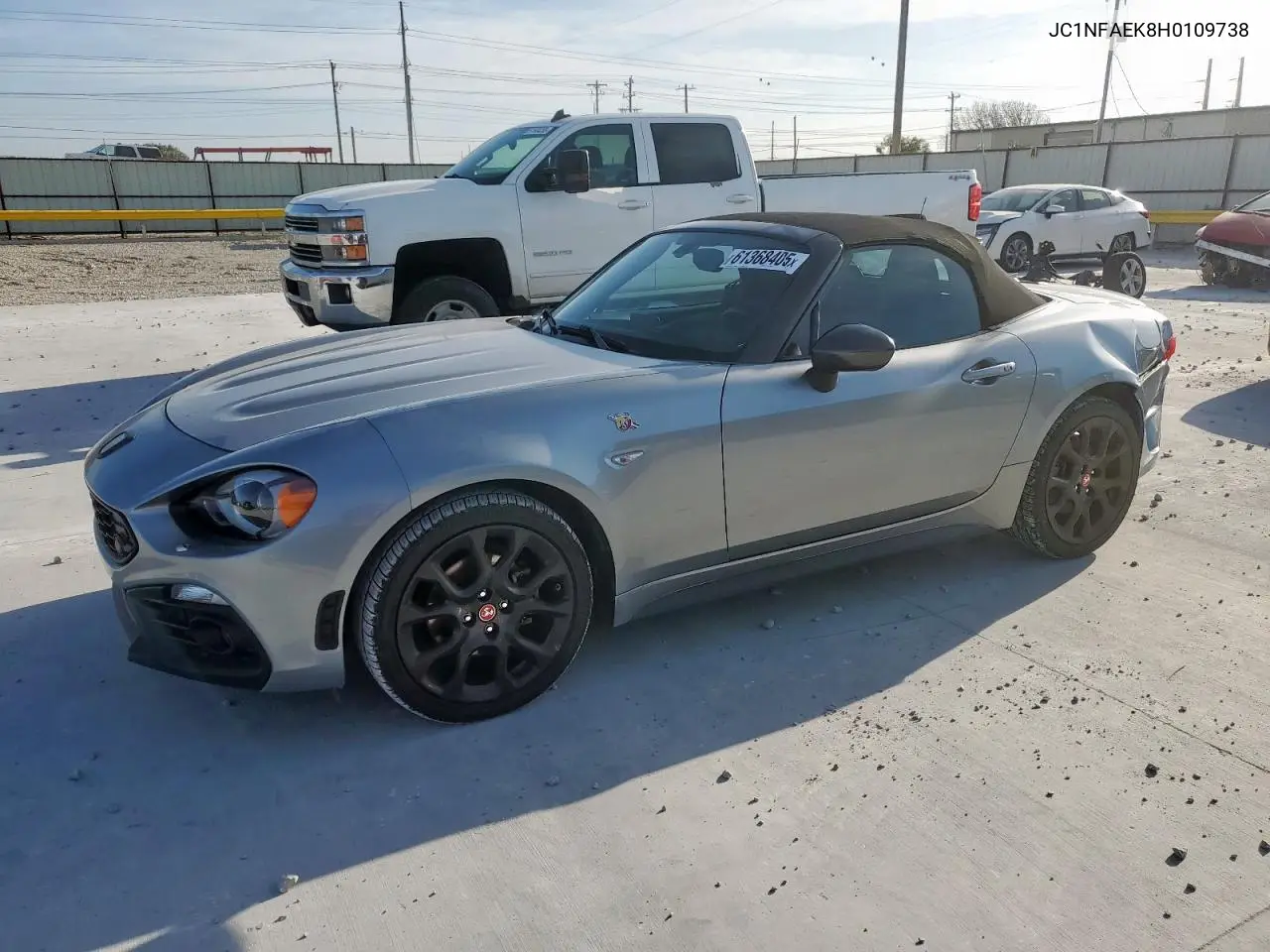 2017 Fiat 124 Spider Classica VIN: JC1NFAEK8H0109738 Lot: 61368405