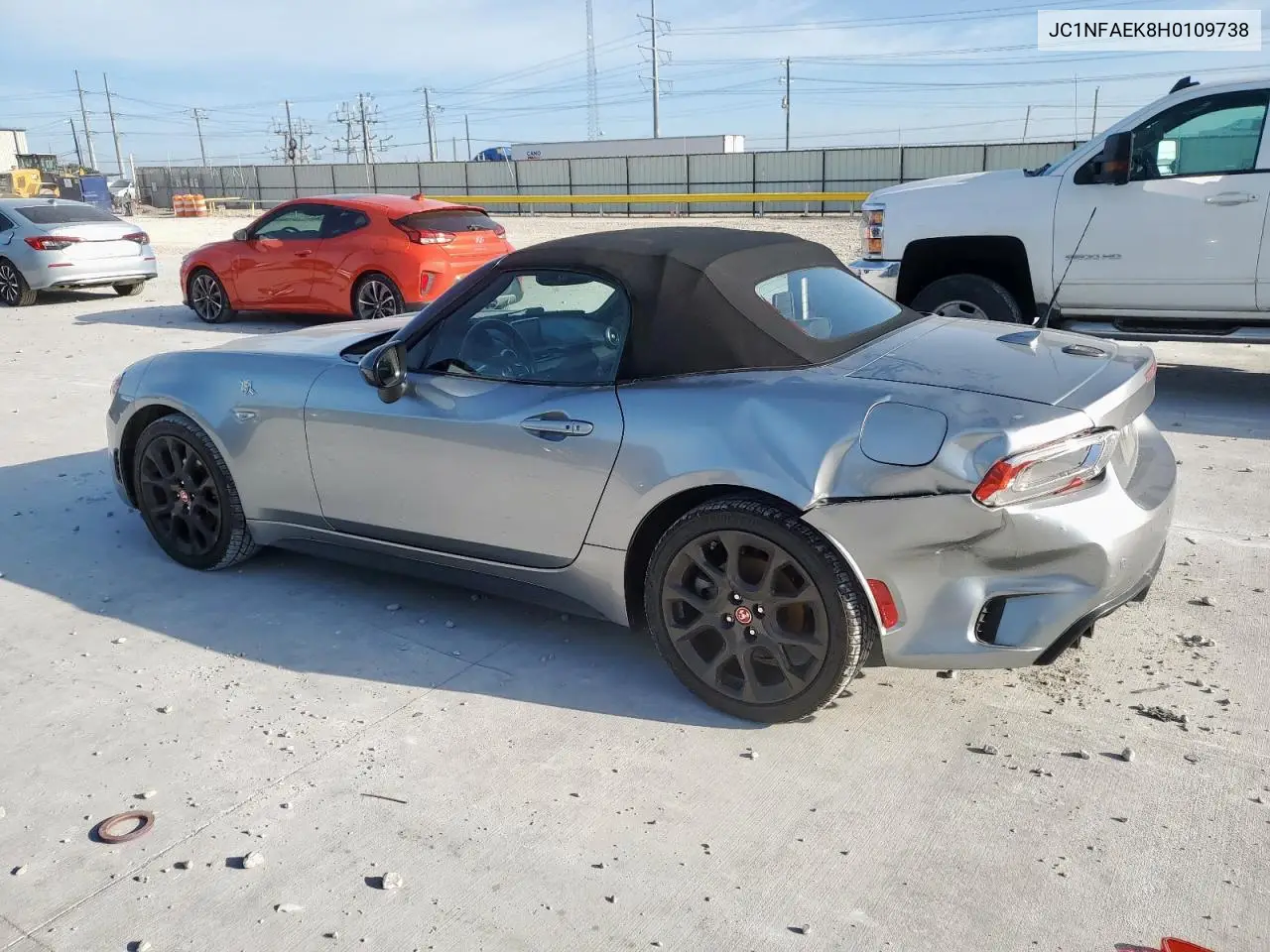 2017 Fiat 124 Spider Classica VIN: JC1NFAEK8H0109738 Lot: 61368405
