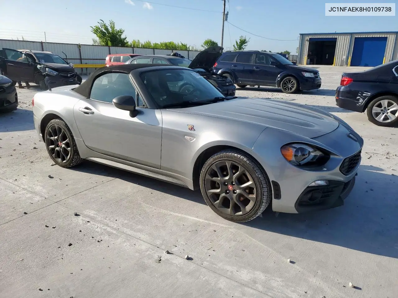 2017 Fiat 124 Spider Classica VIN: JC1NFAEK8H0109738 Lot: 61368405