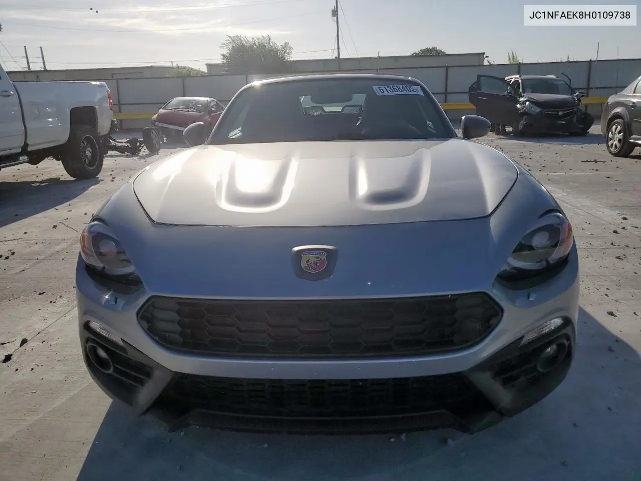 2017 Fiat 124 Spider Classica VIN: JC1NFAEK8H0109738 Lot: 61368405