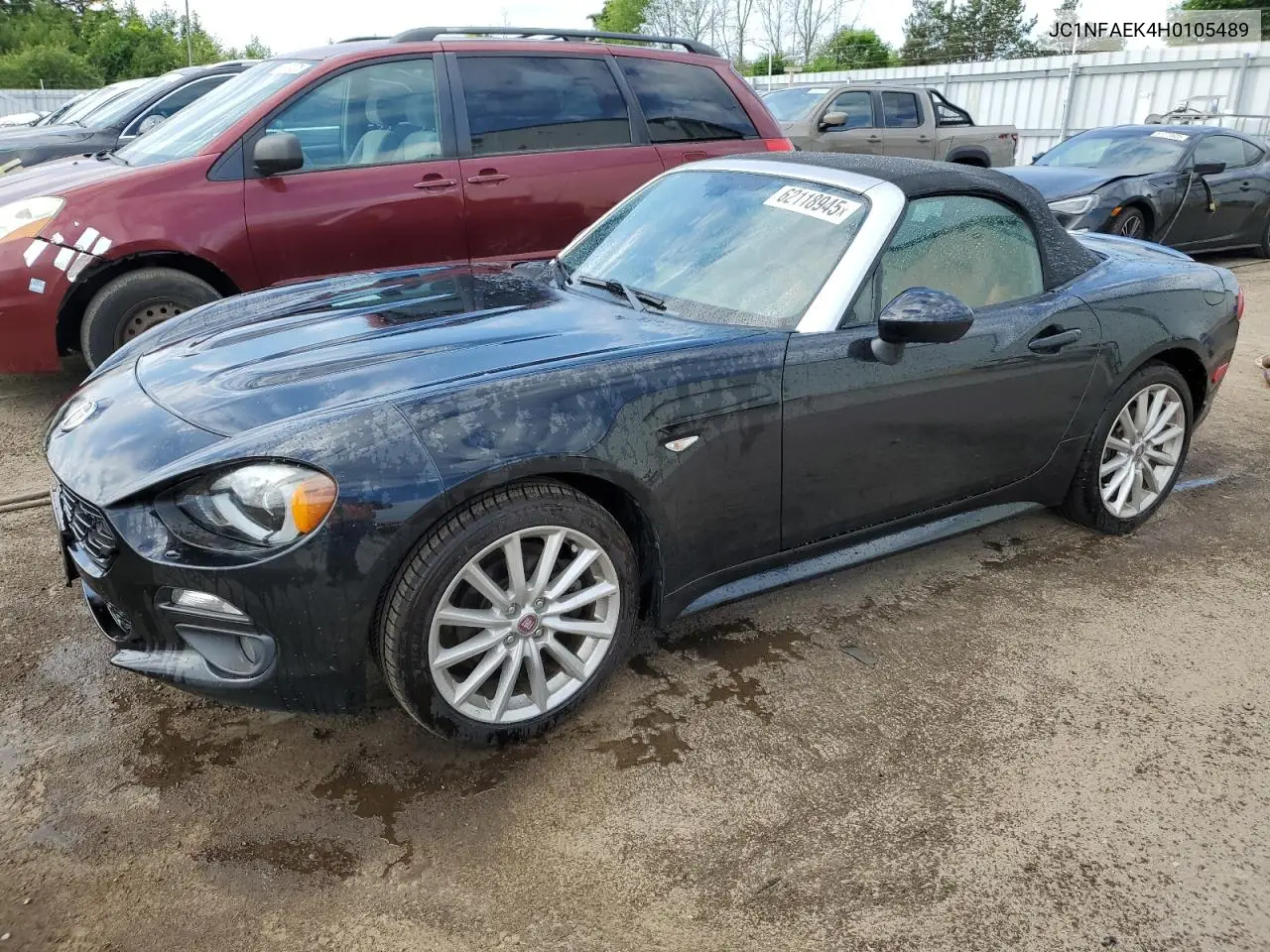 2017 Fiat 124 Spider Classica VIN: JC1NFAEK4H0105489 Lot: 62118945