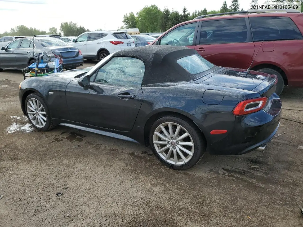 2017 Fiat 124 Spider Classica VIN: JC1NFAEK4H0105489 Lot: 62118945