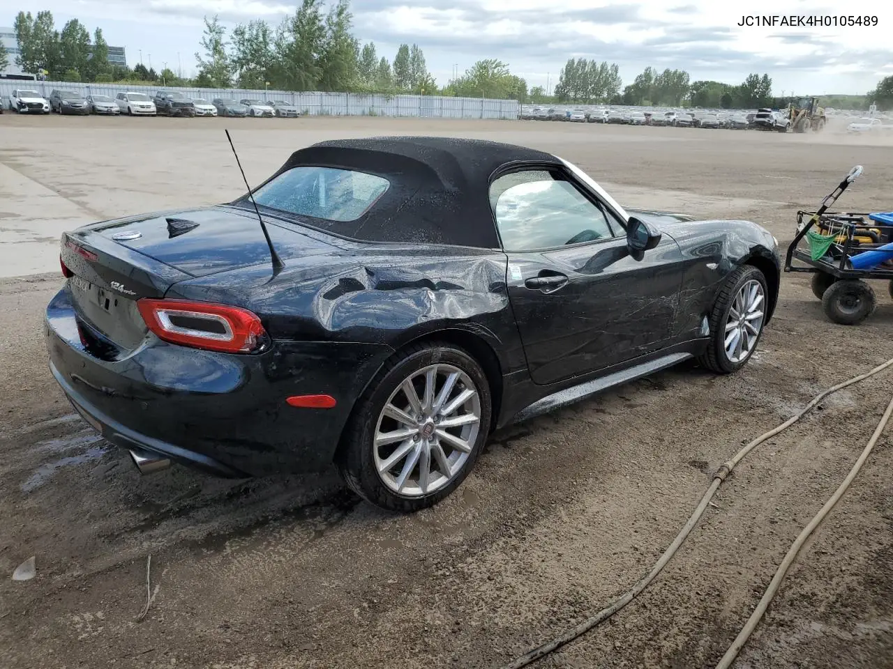 2017 Fiat 124 Spider Classica VIN: JC1NFAEK4H0105489 Lot: 62118945
