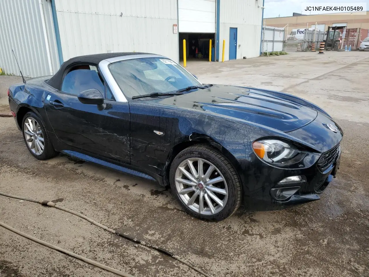 2017 Fiat 124 Spider Classica VIN: JC1NFAEK4H0105489 Lot: 62118945