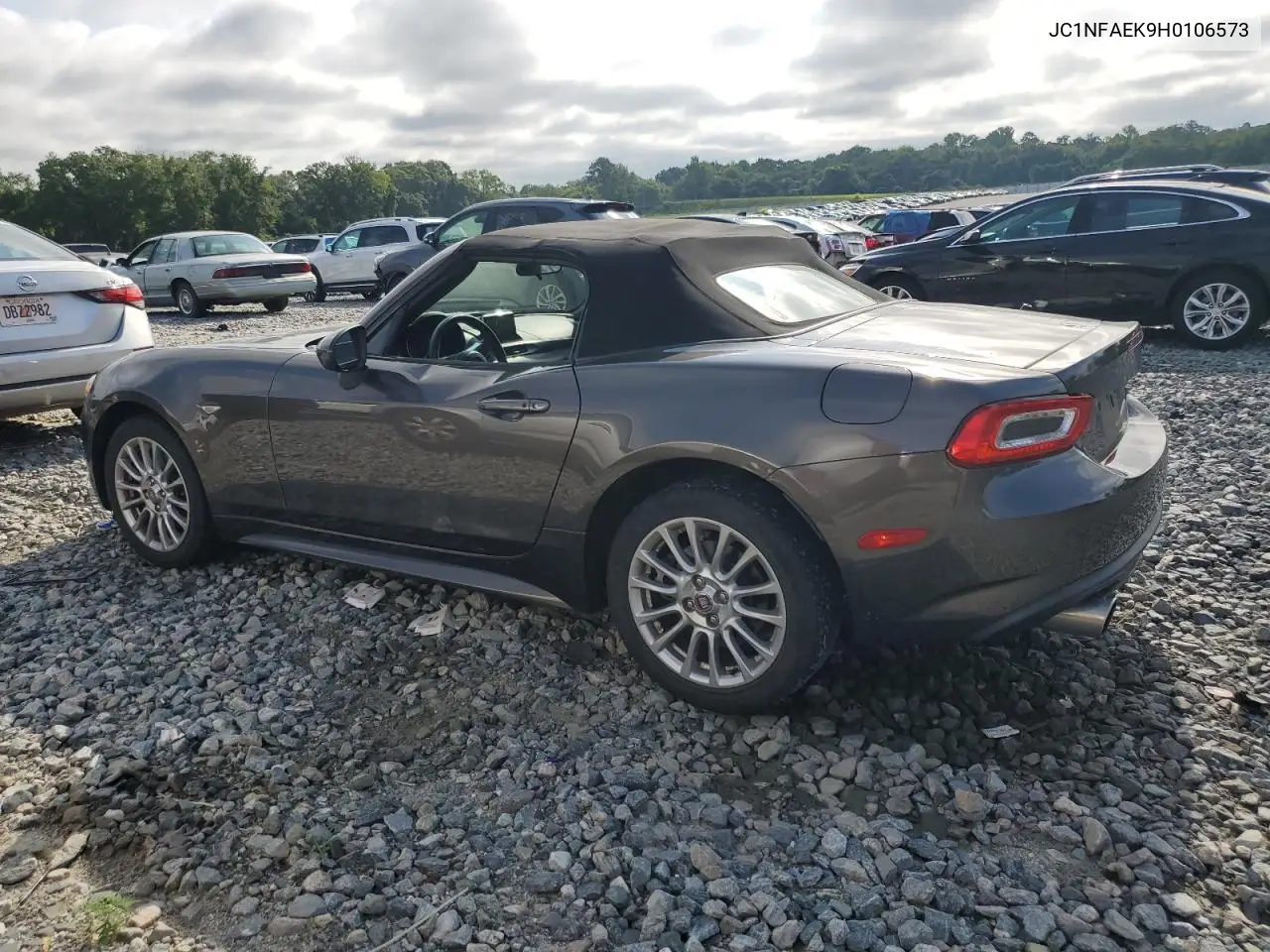 2017 Fiat 124 Spider Classica VIN: JC1NFAEK9H0106573 Lot: 62256185