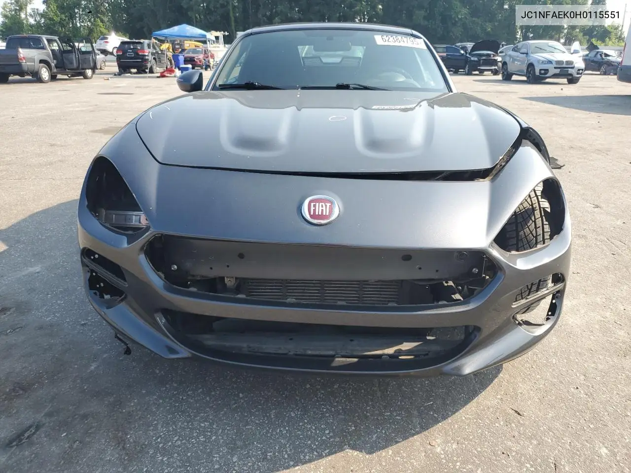 2017 Fiat 124 Spider Classica VIN: JC1NFAEK0H0115551 Lot: 62384795