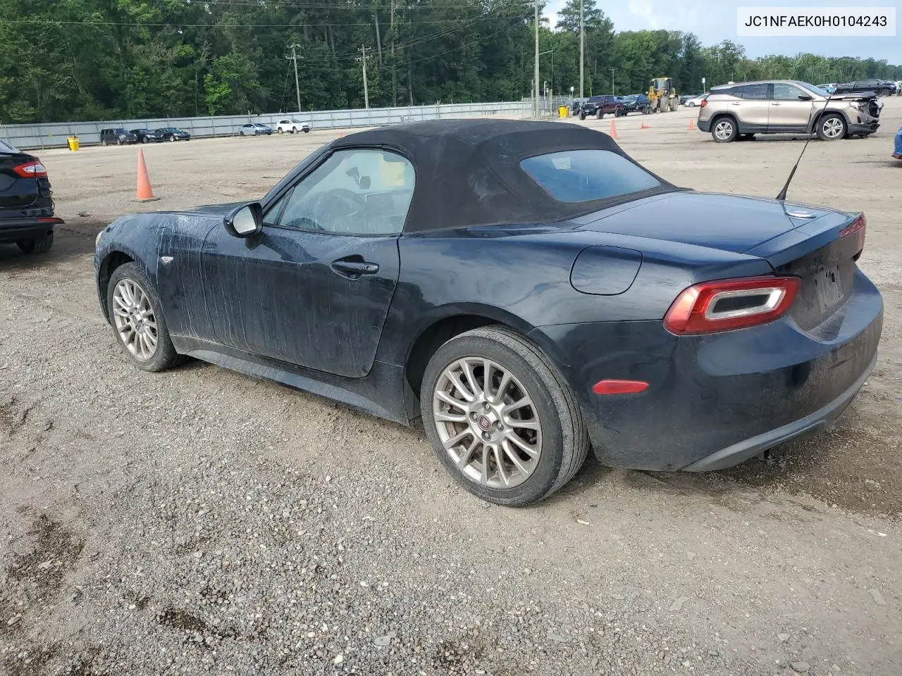 2017 Fiat 124 Spider Classica VIN: JC1NFAEK0H0104243 Lot: 62780695