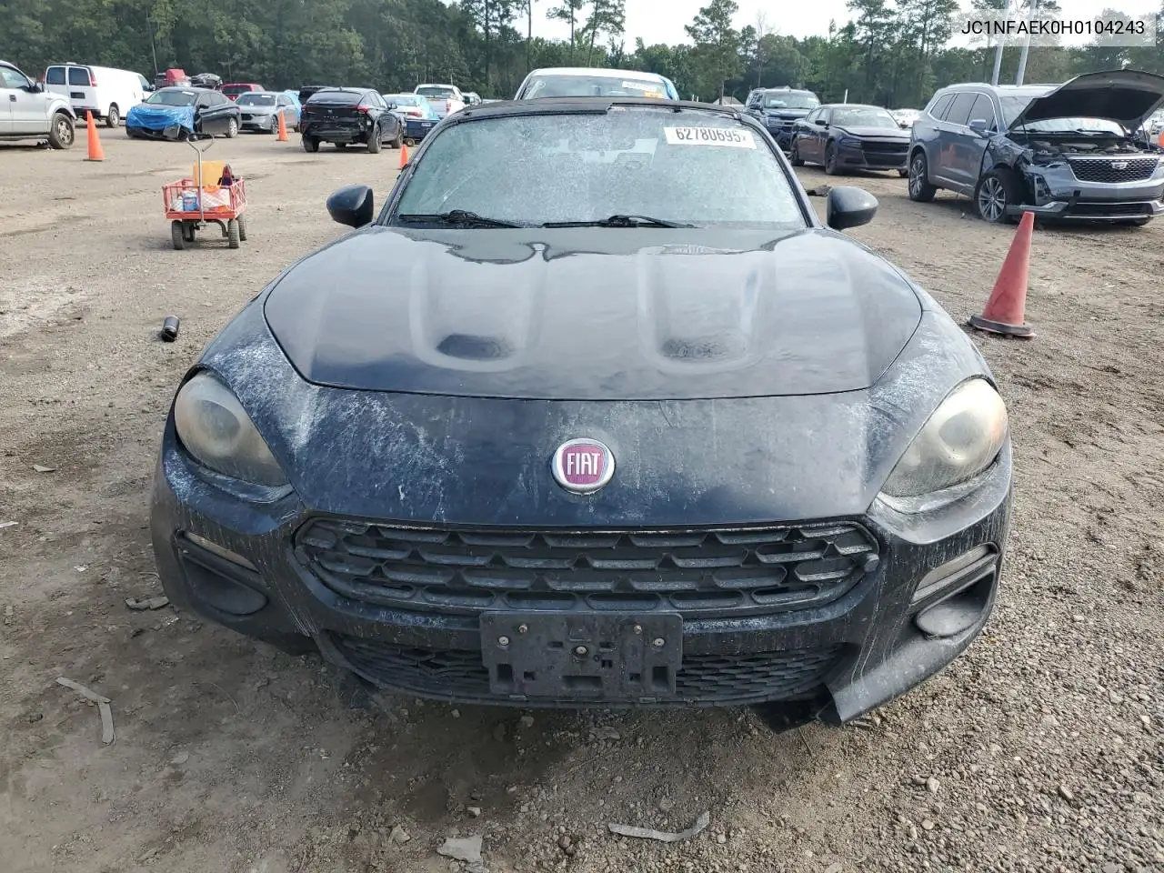 2017 Fiat 124 Spider Classica VIN: JC1NFAEK0H0104243 Lot: 62780695