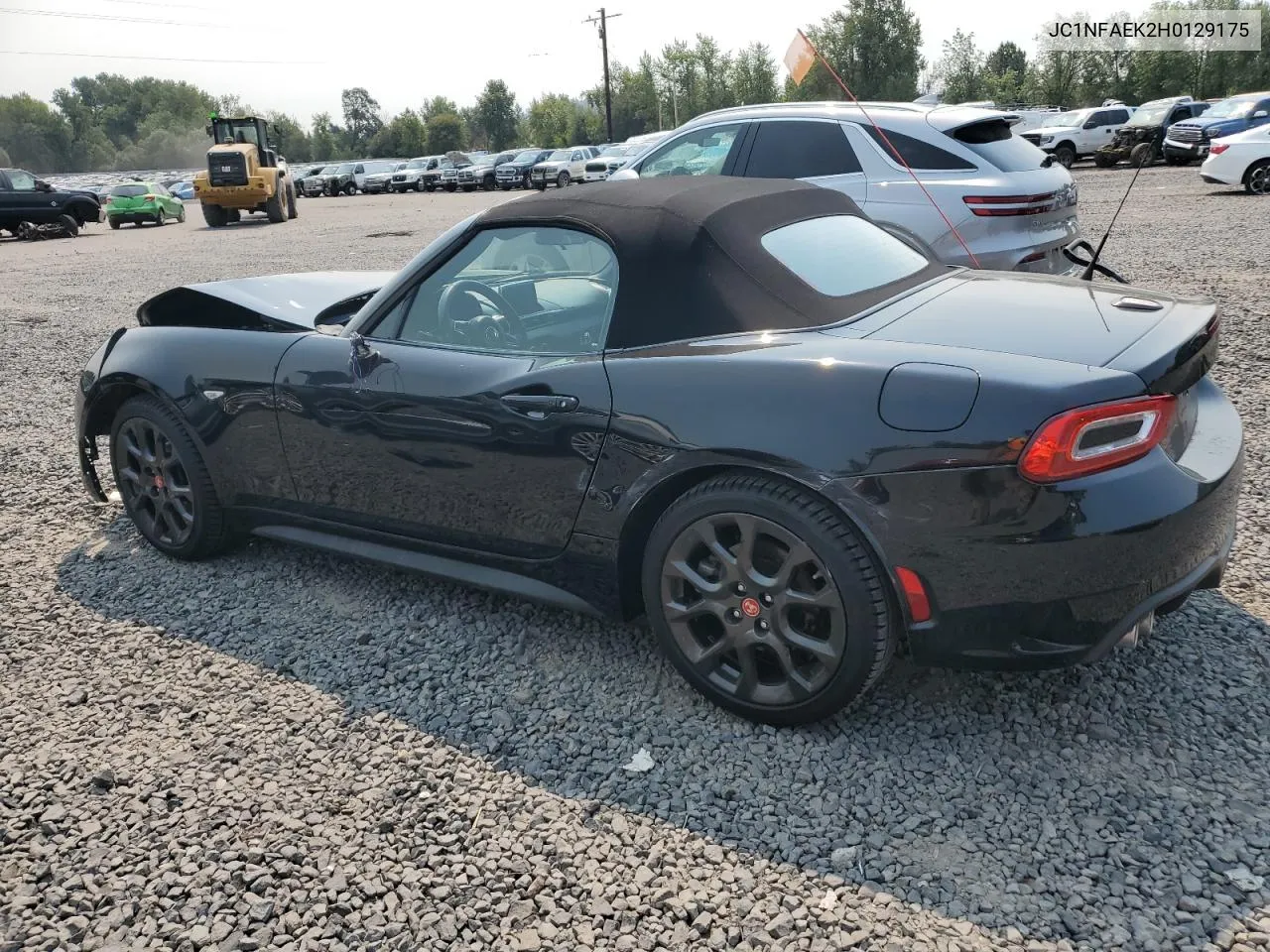 2017 Fiat 124 Spider Classica VIN: JC1NFAEK2H0129175 Lot: 66169504