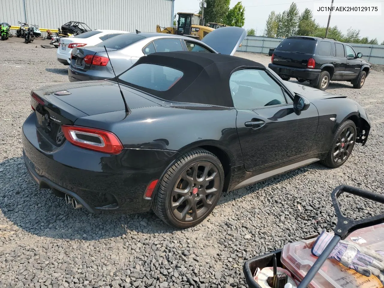 2017 Fiat 124 Spider Classica VIN: JC1NFAEK2H0129175 Lot: 66169504