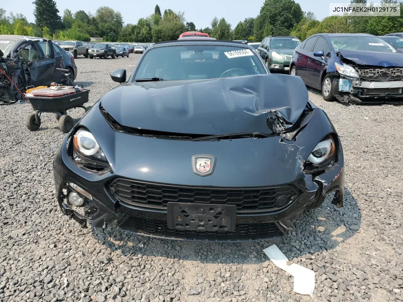 2017 Fiat 124 Spider Classica VIN: JC1NFAEK2H0129175 Lot: 66169504