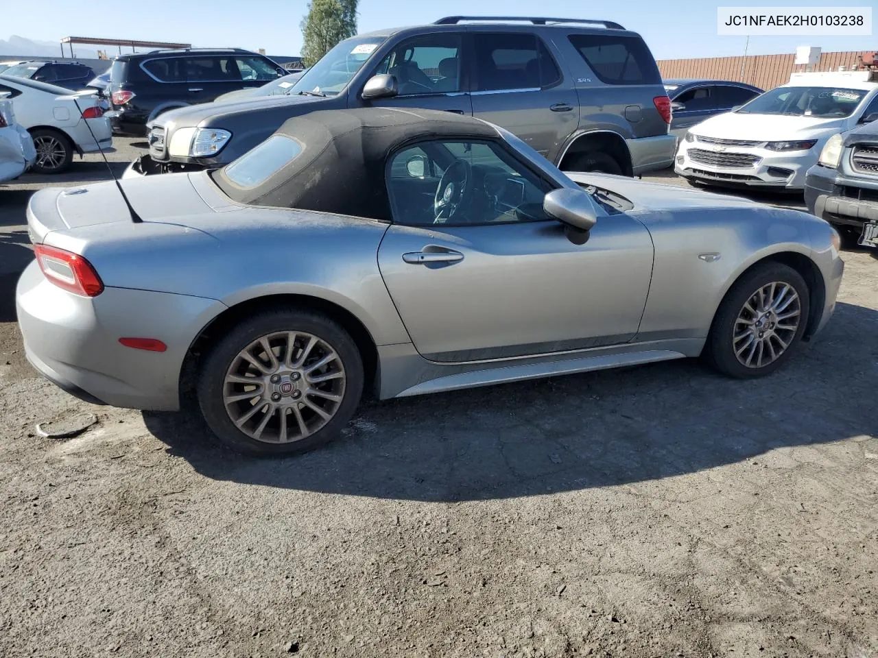 2017 Fiat 124 Spider Classica VIN: JC1NFAEK2H0103238 Lot: 78315514