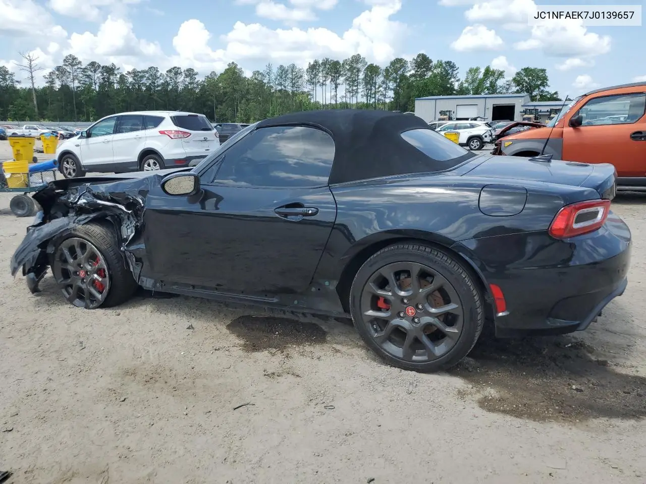 2018 Fiat 124 Spider Classica VIN: JC1NFAEK7J0139657 Lot: 55497125