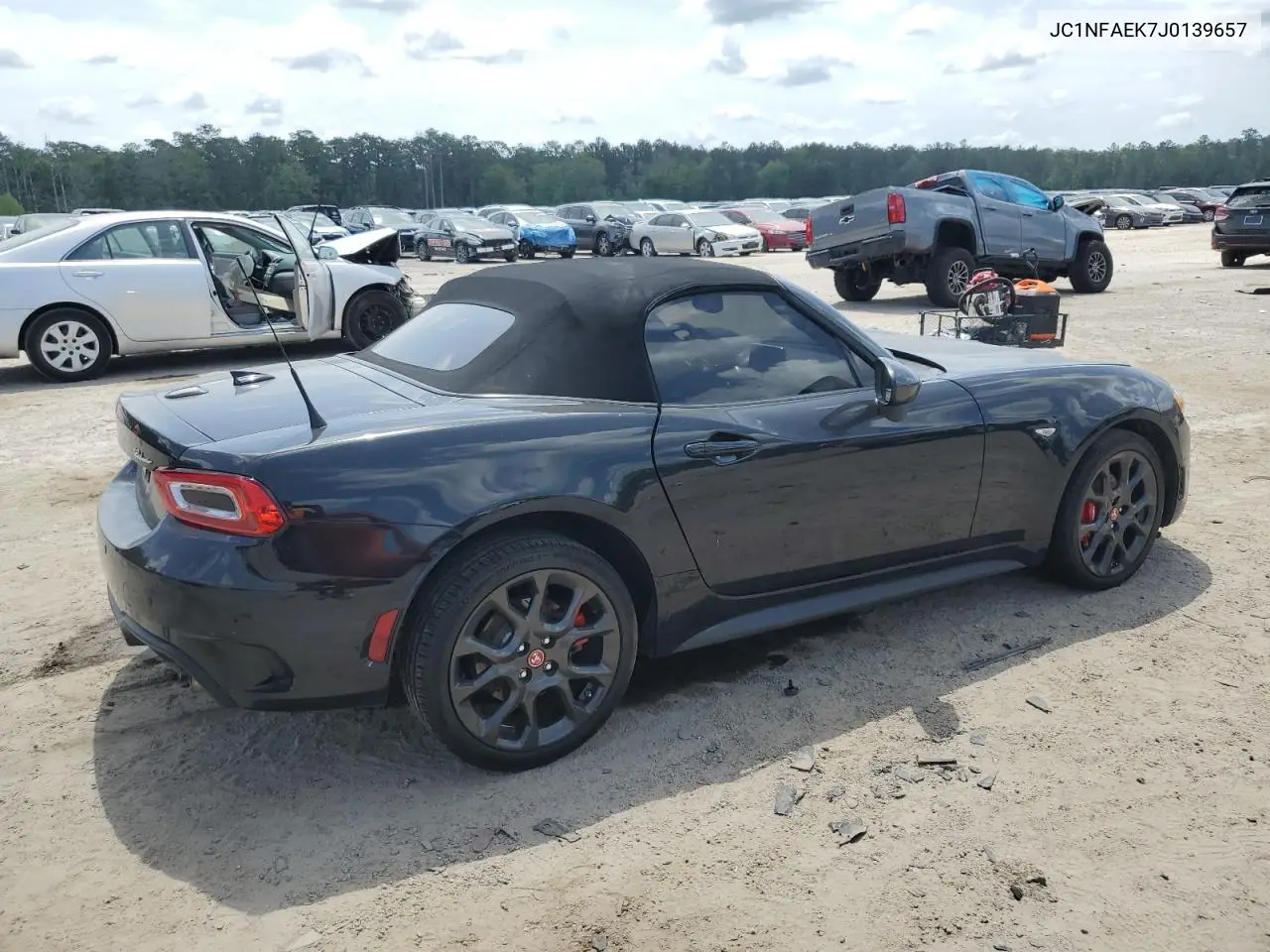 2018 Fiat 124 Spider Classica VIN: JC1NFAEK7J0139657 Lot: 55497125