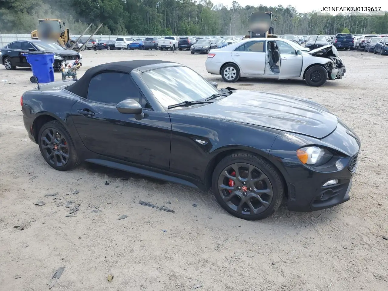 2018 Fiat 124 Spider Classica VIN: JC1NFAEK7J0139657 Lot: 55497125