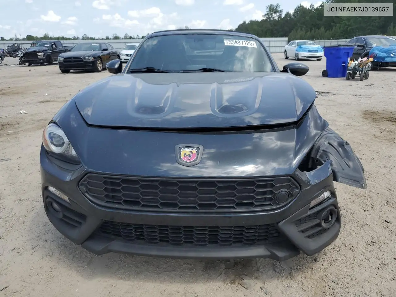 2018 Fiat 124 Spider Classica VIN: JC1NFAEK7J0139657 Lot: 55497125