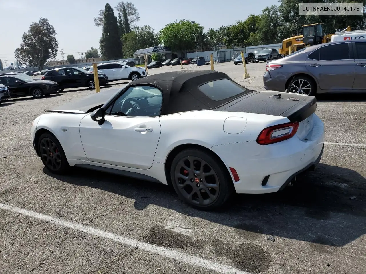 2018 Fiat 124 Spider Classica VIN: JC1NFAEK0J0140178 Lot: 55810265