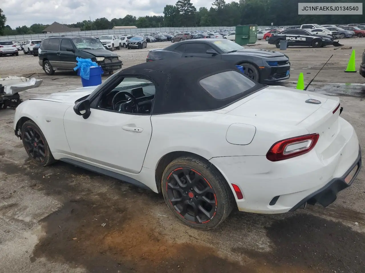 2018 Fiat 124 Spider Classica VIN: JC1NFAEK5J0134540 Lot: 58321195