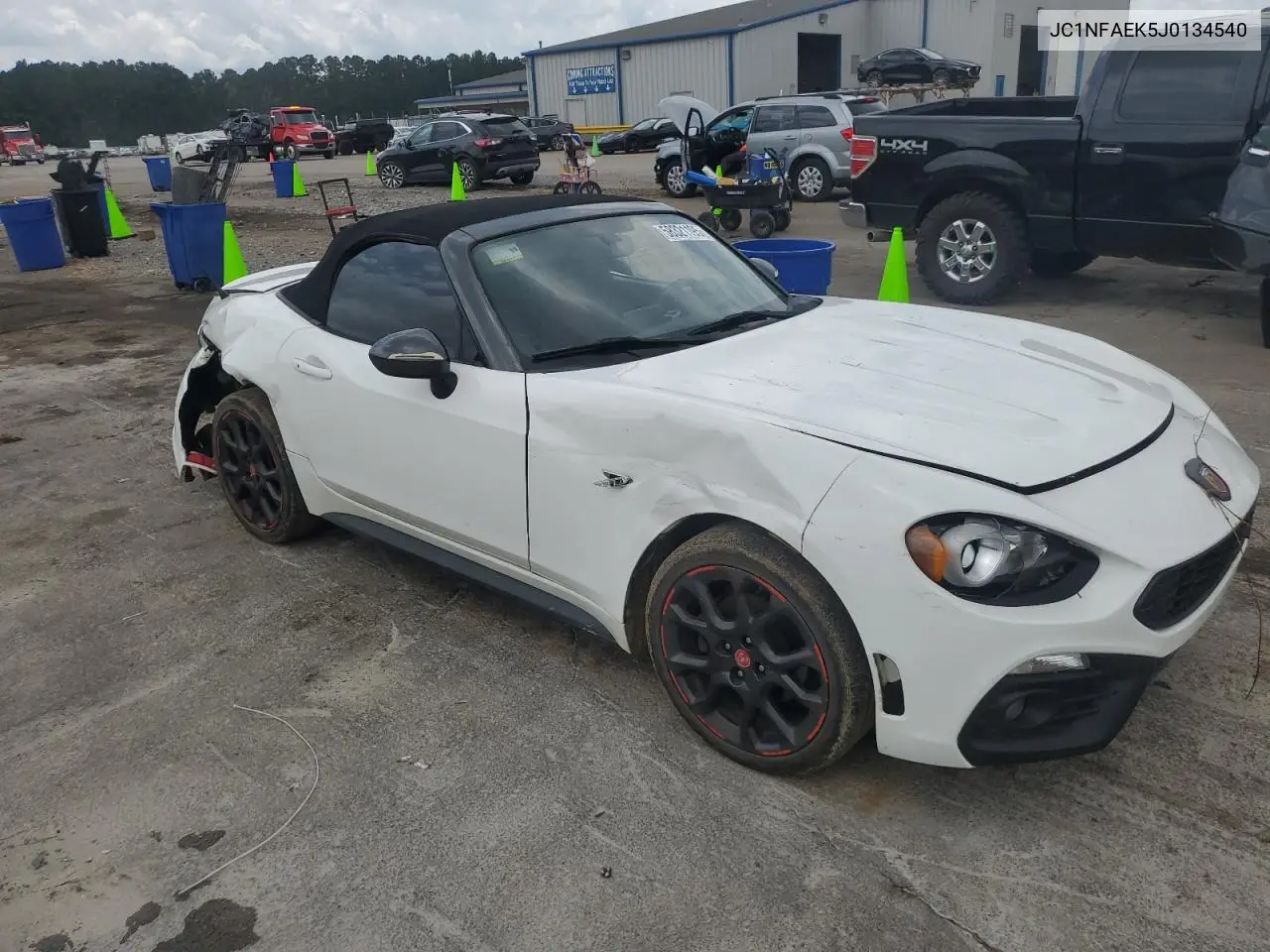 2018 Fiat 124 Spider Classica VIN: JC1NFAEK5J0134540 Lot: 58321195