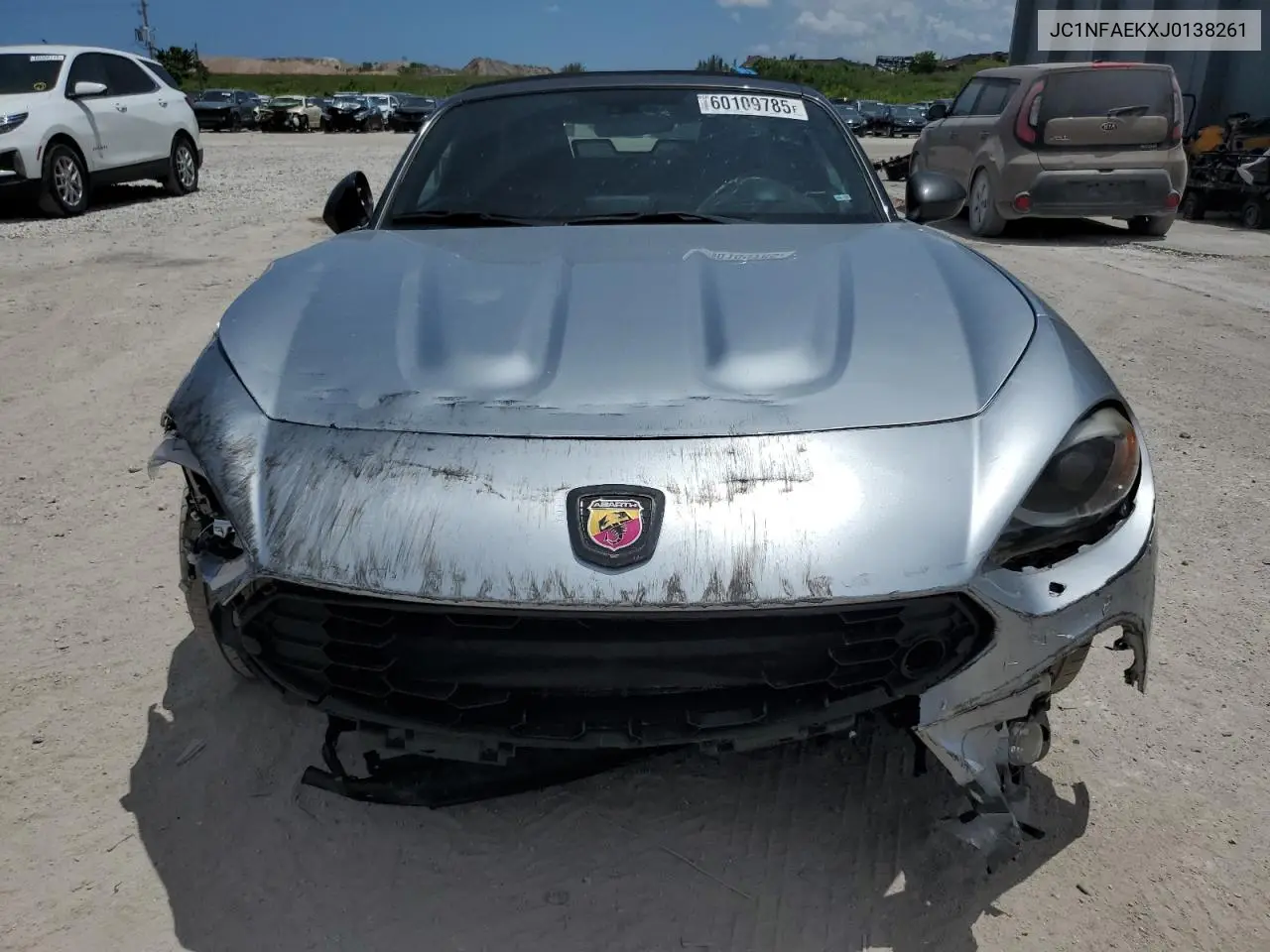 2018 Fiat 124 Spider Classica VIN: JC1NFAEKXJ0138261 Lot: 60109785