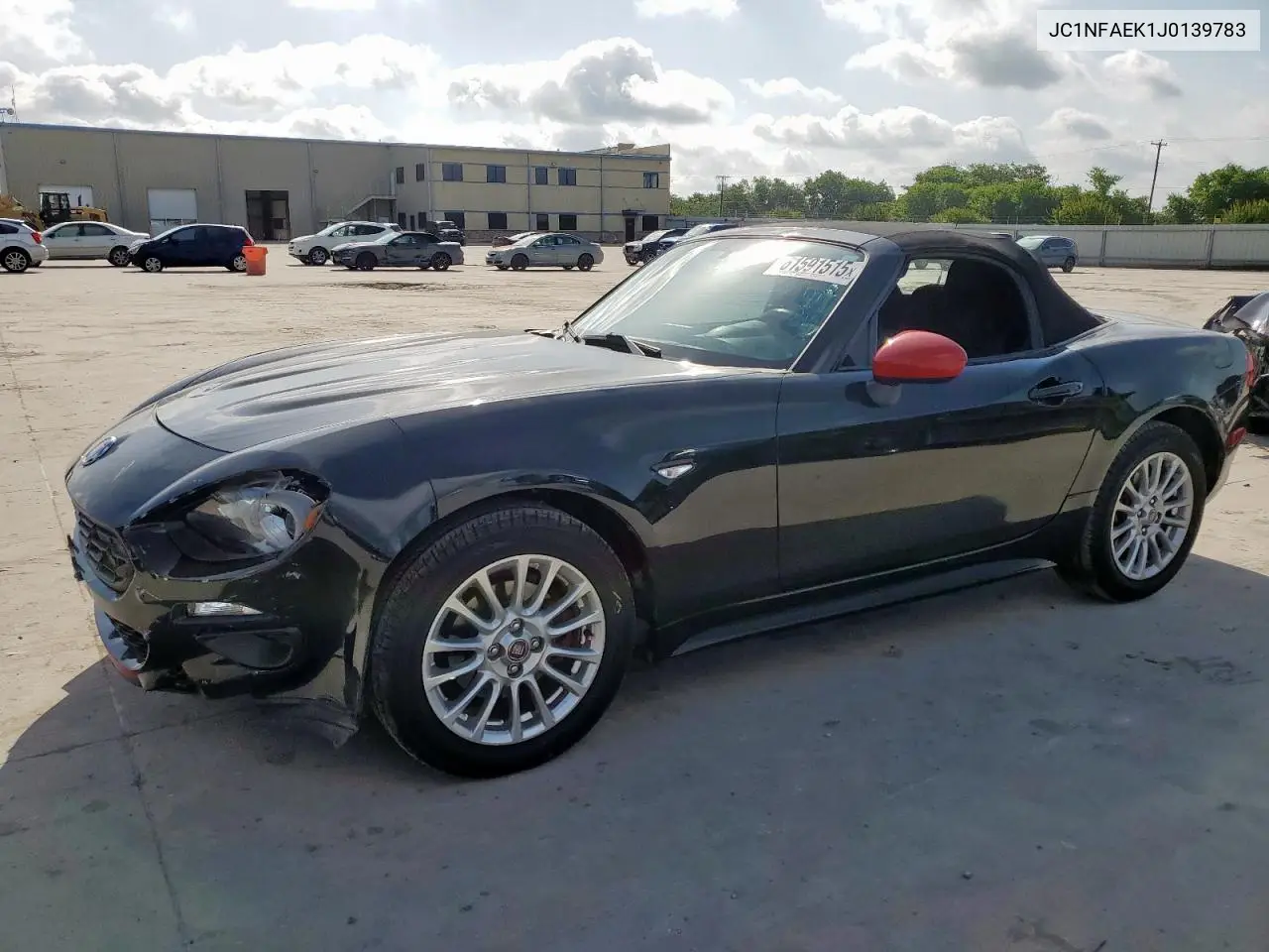 2018 Fiat 124 Spider Classica VIN: JC1NFAEK1J0139783 Lot: 61591515