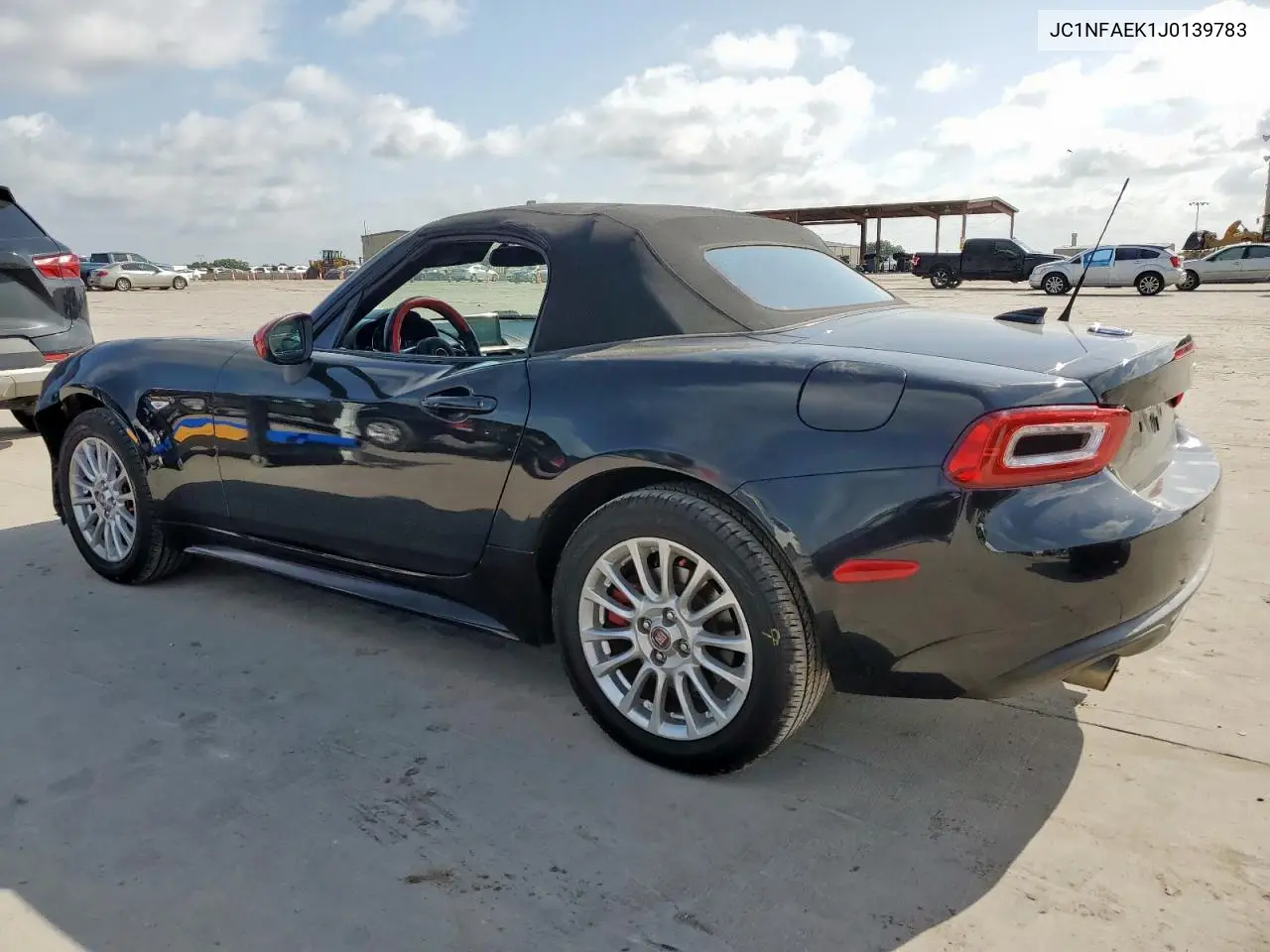 2018 Fiat 124 Spider Classica VIN: JC1NFAEK1J0139783 Lot: 61591515
