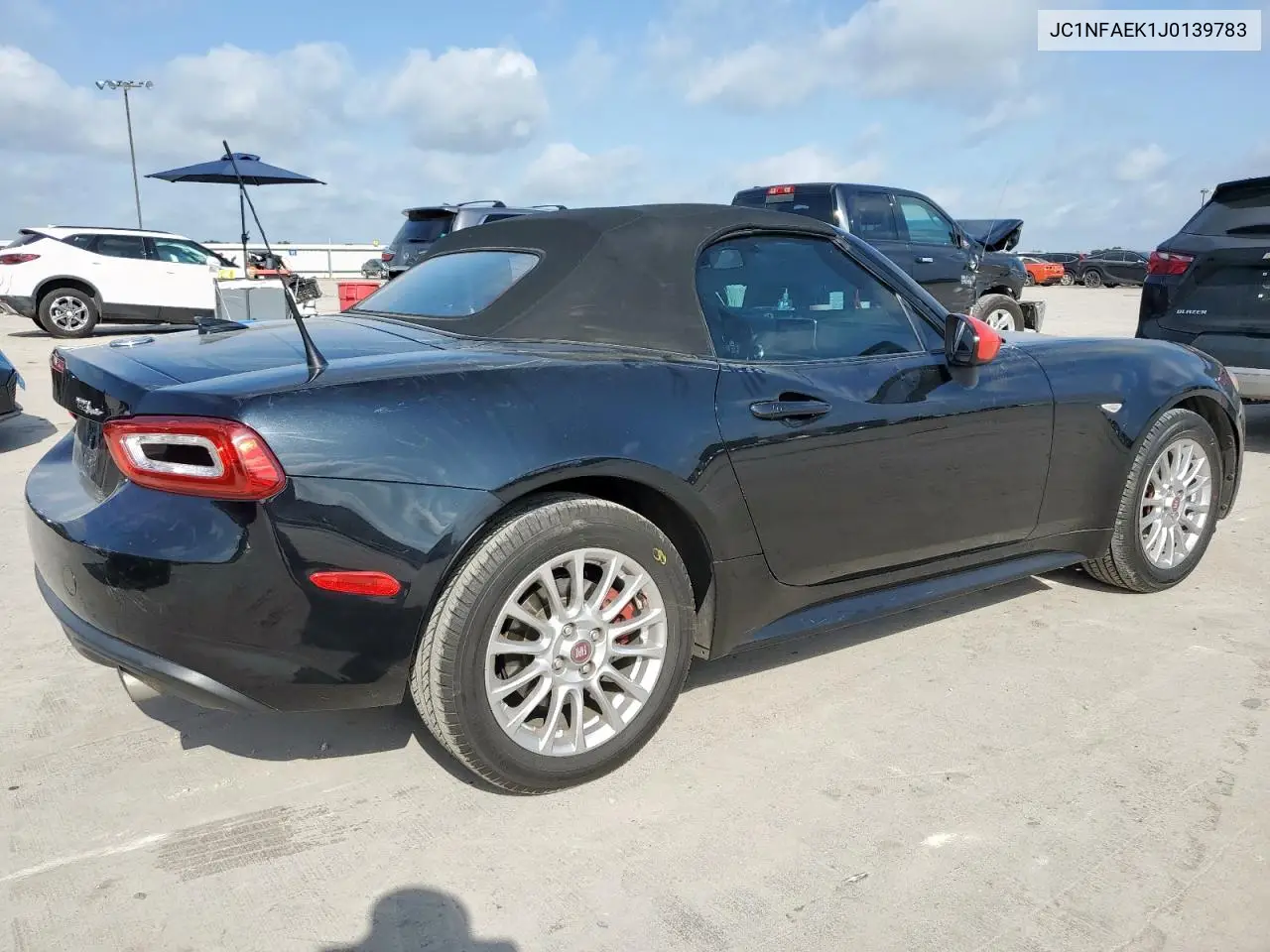 2018 Fiat 124 Spider Classica VIN: JC1NFAEK1J0139783 Lot: 61591515