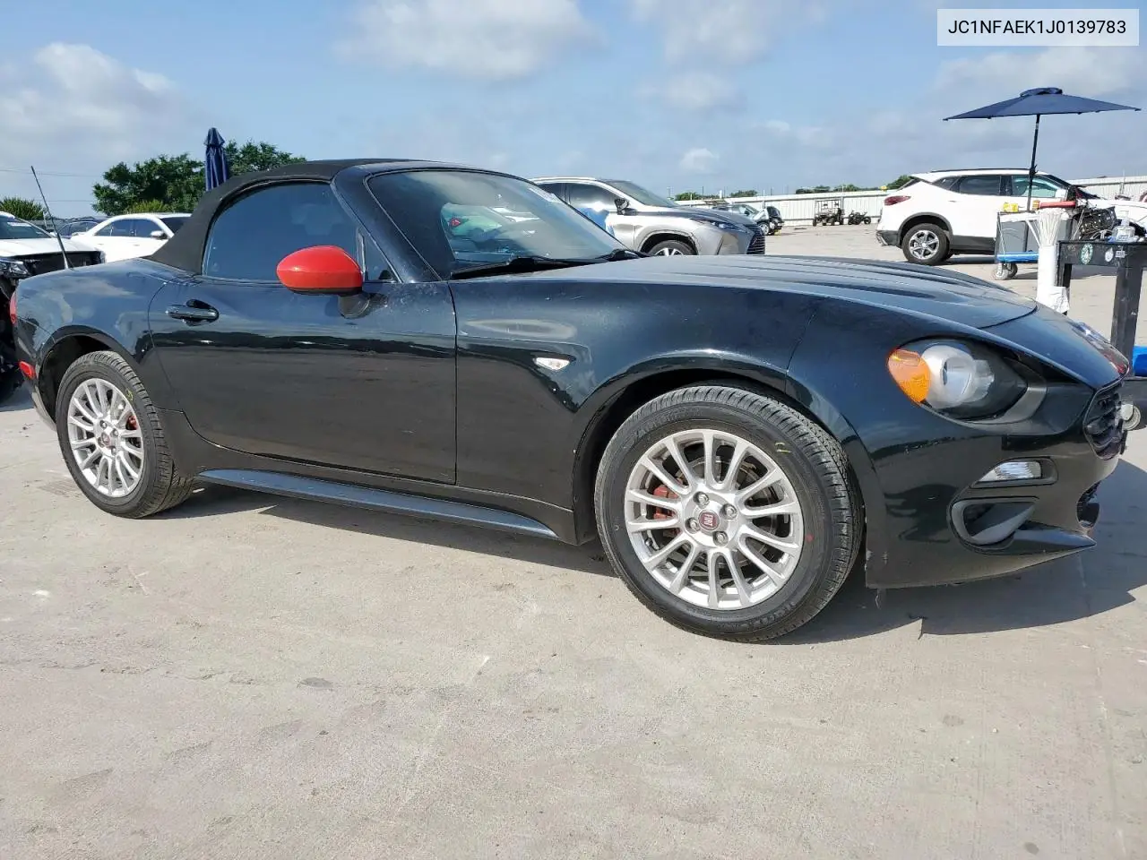 2018 Fiat 124 Spider Classica VIN: JC1NFAEK1J0139783 Lot: 61591515