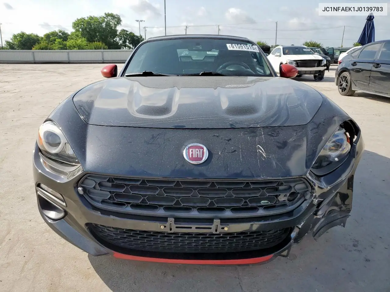 2018 Fiat 124 Spider Classica VIN: JC1NFAEK1J0139783 Lot: 61591515
