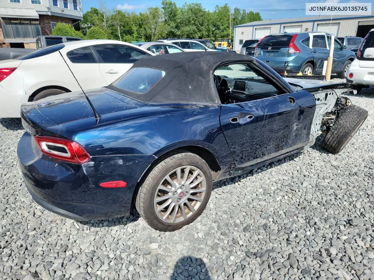 2018 Fiat 124 Spider Classica VIN: JC1NFAEK6J0135745 Lot: 62469345