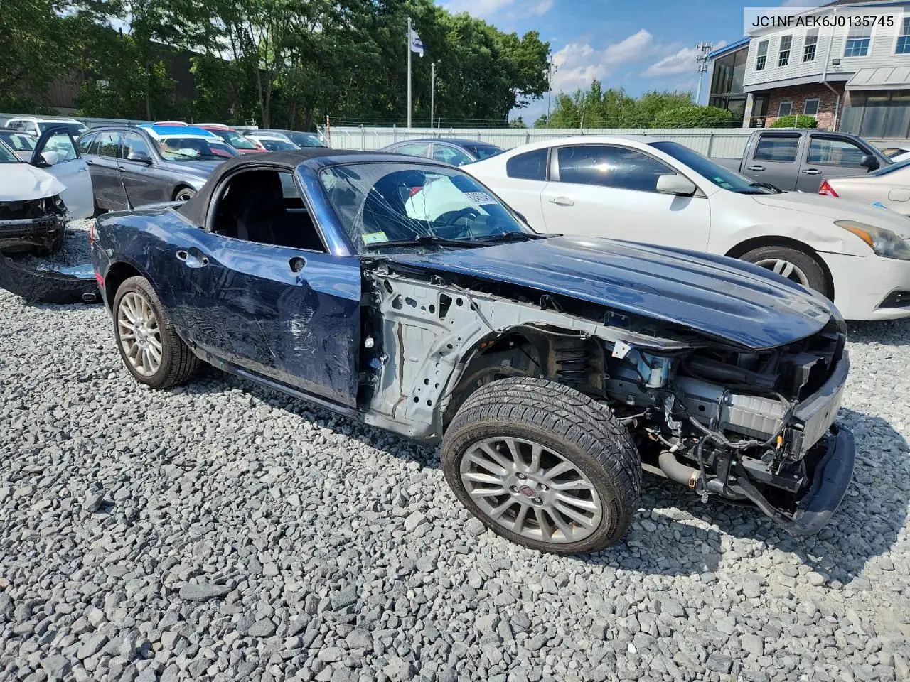 2018 Fiat 124 Spider Classica VIN: JC1NFAEK6J0135745 Lot: 62469345