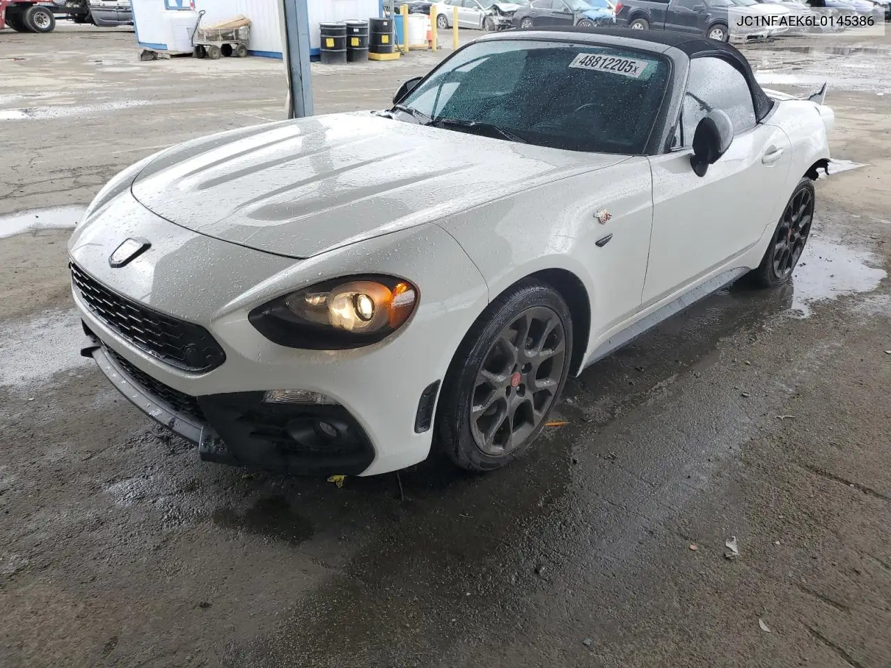 2020 Fiat 124 Spider Classica VIN: JC1NFAEK6L0145386 Lot: 48812205