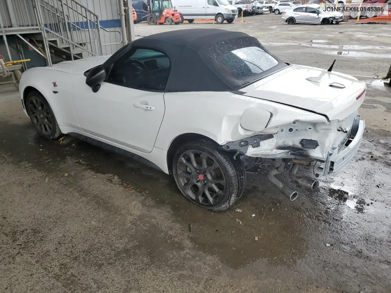 2020 Fiat 124 Spider Classica VIN: JC1NFAEK6L0145386 Lot: 48812205