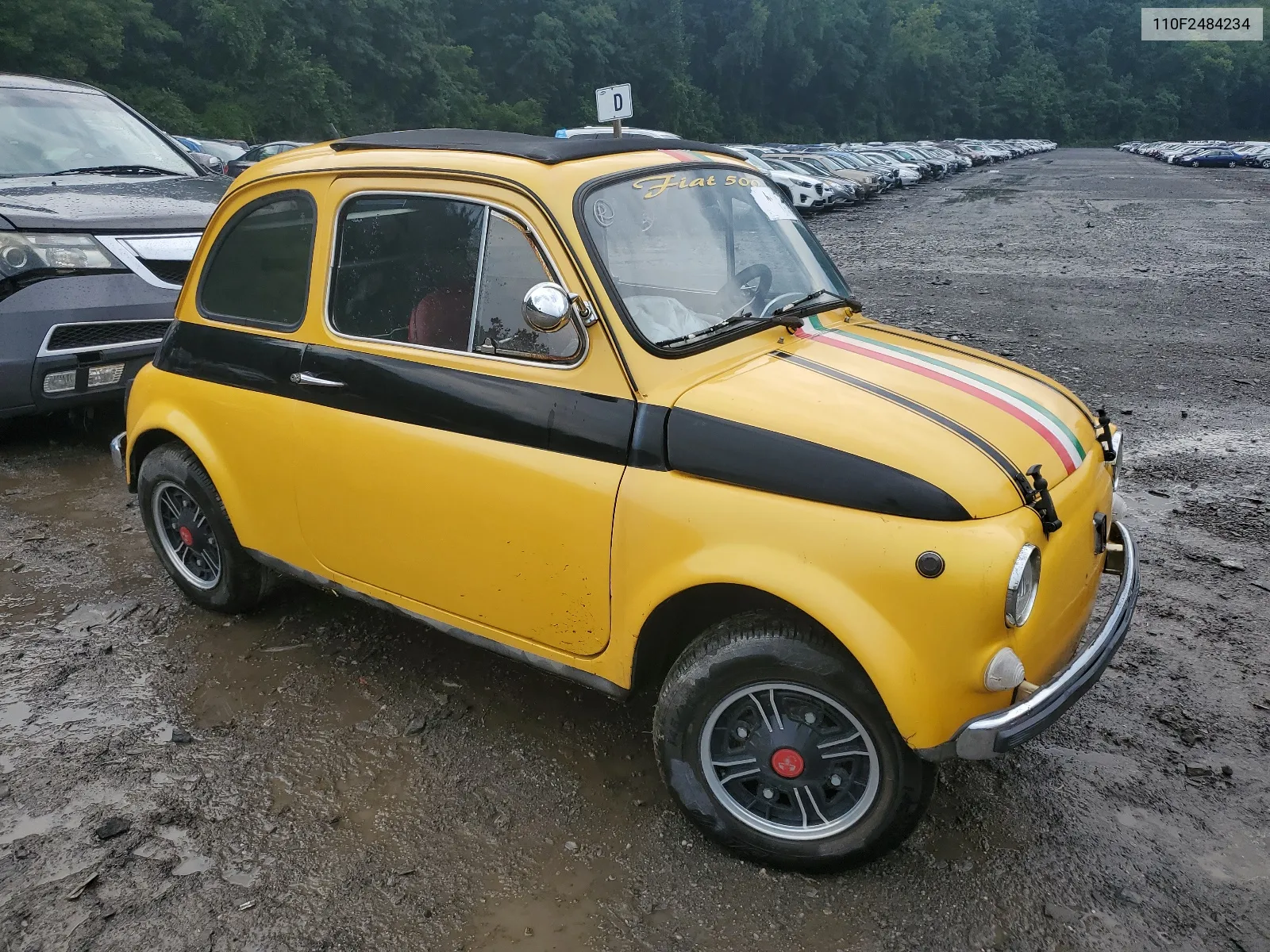 1970 Fiat 500L VIN: 110F2484234 Lot: 63221414