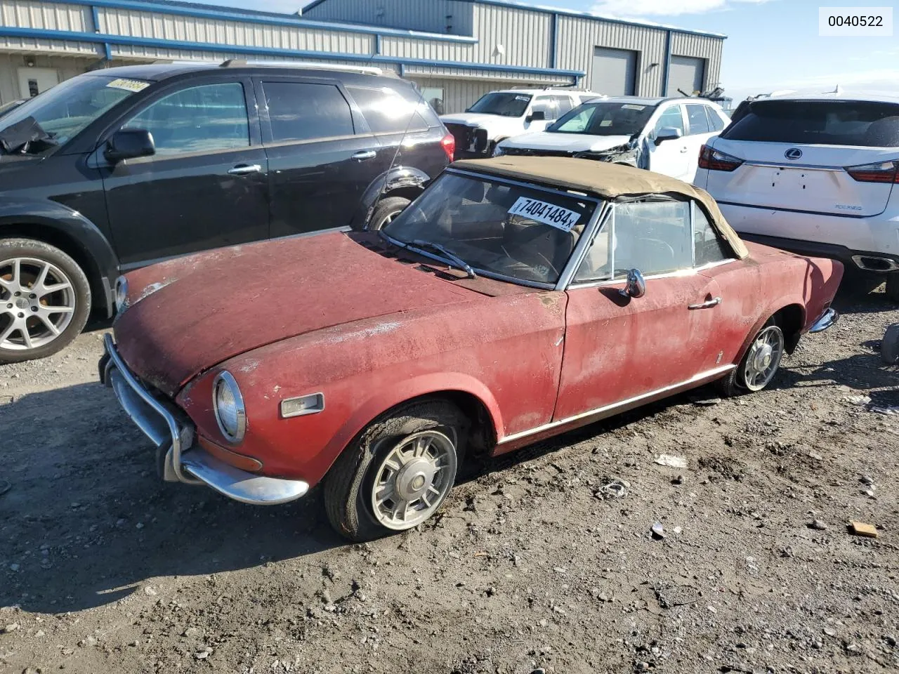 1971 Fiat 500 VIN: 0040522 Lot: 74041484