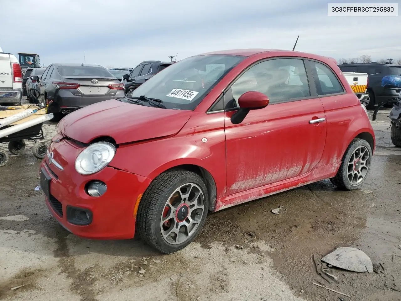 2012 Fiat 500 Sport VIN: 3C3CFFBR3CT295830 Lot: 44917455
