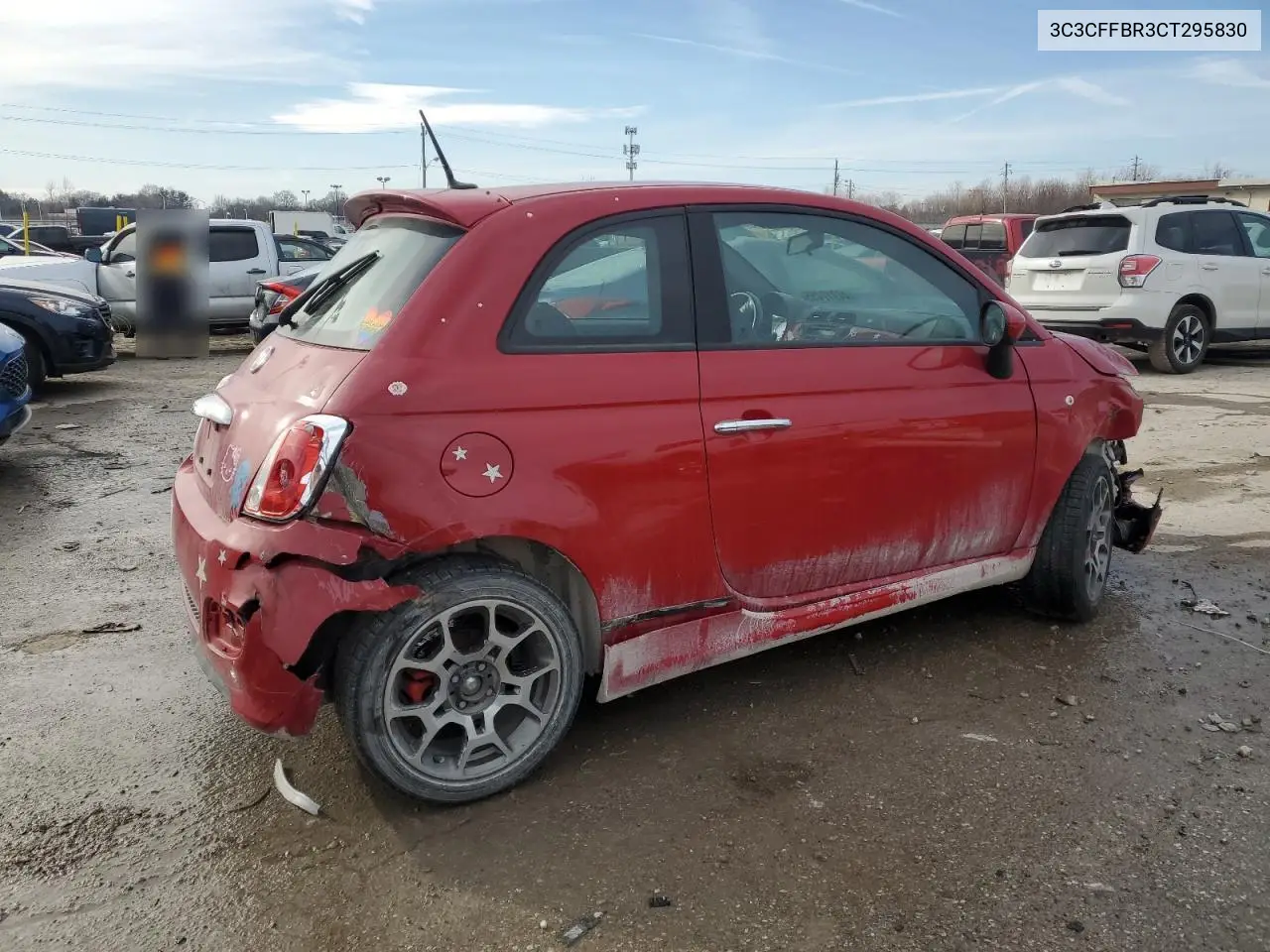 2012 Fiat 500 Sport VIN: 3C3CFFBR3CT295830 Lot: 44917455