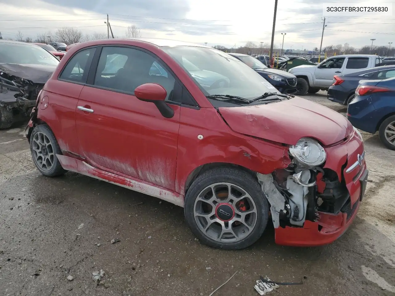 2012 Fiat 500 Sport VIN: 3C3CFFBR3CT295830 Lot: 44917455