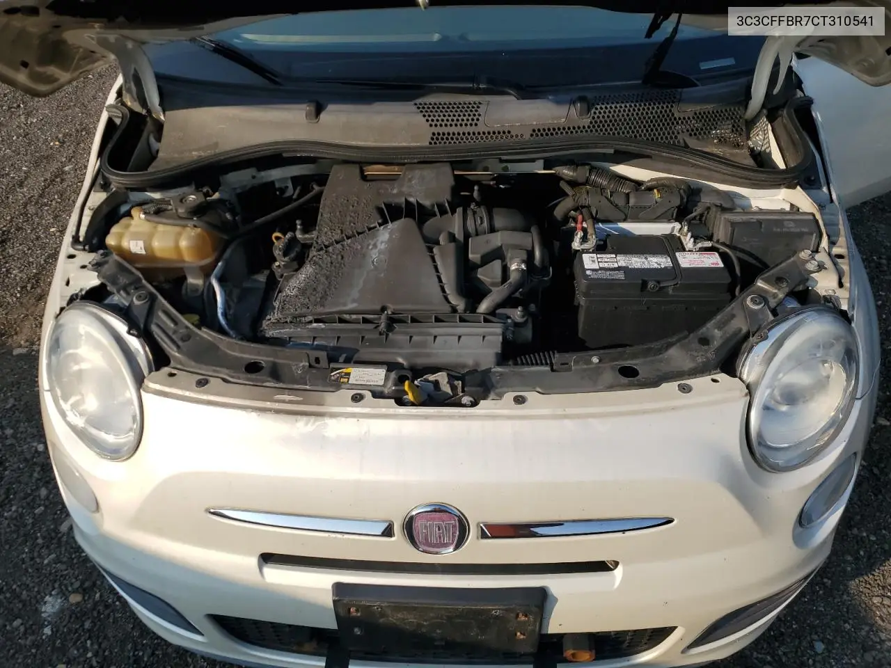2012 Fiat 500 Sport VIN: 3C3CFFBR7CT310541 Lot: 58849675